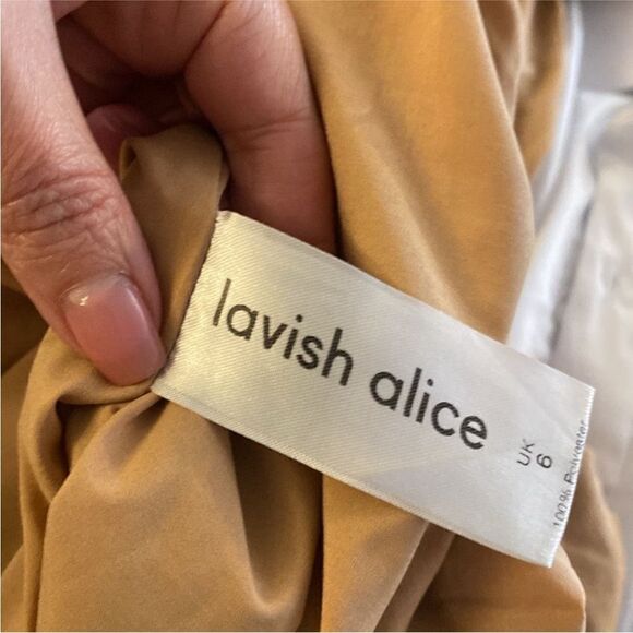 Lavish Alice Elegant Leopard Print Long Sleeve Dress,,US2 - Picture 12 of 13